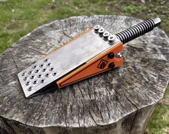 Produktbild: H&G MASCHINENBAU Fällkeil X4024 15 t, Hub 40 mm, mechanisch, orange, X4024-O