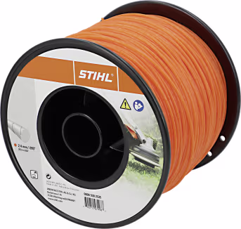Produktbild: STIHL Mähfaden rund + leise 2,4 mm/253 m, orange, 0000 930 2535