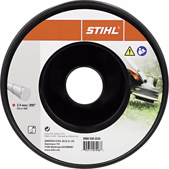 Produktbild: STIHL Mähfaden rund + leise 2,4 mm/253 m, orange, 0000 930 2535