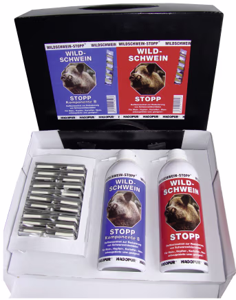 Produktbild: Hagopur® Abwehrmittelset Wildschwein Stopp