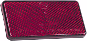 Produktbild: Hella® Rückstrahler rechteckig, rot, 94 x 44 x 6,5 mm, geklebt