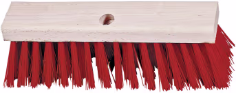 Produktbild: KERBL Straßenbesen Kompakt, Elastan, rot, Rücken Holz, mit Bohrung