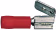 Produktbild: Herth + Buss Steckverteiler rot, Steckbreite 6,3 mm, Steckhöhe 0,8 mm, Messing, PVC (Polyvinylchlorid)