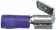 Produktbild: Herth + Buss Steckverteiler blau, Steckbreite 6,3 mm, Steckhöhe 0,8 mm, Messing, PVC (Polyvinylchlorid)