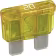 Produktbild: Herth + Buss Flachstecksicherung ATO Standard, 32 V, 20 A, gelb, 50 295 420
