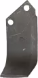 Technische Zeichnung: Industriehof® Fräsmesser links/rechts 188 x 80 x 7 mm, Bohrung 14,5 mm, für Krone