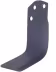 Technische Zeichnung: Industriehof® Fräsmesser links/rechts 170 x 95 x 6 mm, Bohrung 10,5 mm, für Agria