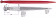 Technische Zeichnung: Industriehof® Frontladerzinken, M 28 x 1,5 AG, spitz, gerade, für Kverneland, Redrock, Schäffer