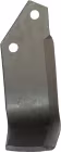 Technische Zeichnung: Industriehof® Fräsmesser links/rechts 182 x 70 x 7 mm, Bohrung 12,5 mm, gewinkelt, für Pegoraro