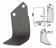 Produktbild: Industriehof® Fräsmesser links/rechts 190 x 80 x 6 mm, Bohrung 12,5 mm, für Sauerburger
