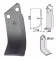 Produktbild: Industriehof® Fräsmesser links/rechts 200 x 70 x 8 mm, Bohrung 14,5 mm, gebogen, für Maletti
