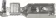 Produktbild: Herth + Buss Crimpverbinder Kostal SLK 2,8 Flachsteckhülse 2,8 x 0,8 mm, Kabel 1 – 2,5 mm², verzinnt, 50 253 226