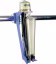Produktbild: Waikato® Milchmengenmessgerät MK5 mit transparentem Messrohr und blauem Halter