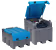 Produktbild: ZUWA MOBILTANK FORTIS Mobiltank mit blauem Deckel und integrierter Pumpe