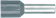 Produktbild: Herth + Buss Kabelendhülse 4,0 mm², grau, teilisoliert, 50 252 175/50