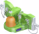 Produktbild: Rockinger Kugeleinsatz RO825A 330/25/32 mm, Kugel 80 mm, Fahrstuhllager, John Deere grün, RO825A3044C