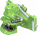 Produktbild: Rockinger Zugmaul RO865D automatisch in grün mit Adapterplatte und Bolzenaufnahme