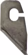 Produktbild: Amazone Flügelmesser rechts 60 x 30 x 3 mm, geschliffen, für Mäher Grashopper, Profihopper, 995779