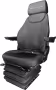 Produktbild: BLACK STAR Traktorsitz BS 1237 A luftgefedert, lange Rückenlehne, Kopfstütze, Stoff Black Matrix, schwarz