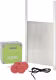 Produktbild: KERBL Hühnerklappe-Set mit Aluminiumklappe, Führungsschienen, Steuergerät und Zubehör