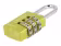 Produktbild: ABUS Zahlenschloss 145 color 145/20 Color Rainbow Kofferschloss, Spindschloss, Aluminium-Vorhängeschloss