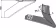 Technische Zeichnung: Industriehof® Winkelmesser rechts 160 mm, für Hackgerät Einböck, Schmotzer, 1.10.1047