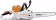 Produktbild: STIHL Akku-Kettensäge MSA 200 C-B in Weiß-Orange mit 35 cm Schienenlänge