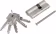 Produktbild: ABUS Profilzylinder E30NP 30/40 Doppelzylinder, Türzylinder, PZ-Schloss 6-Stift-Zylinder mit 5 Schlüsseln