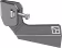 Technische Zeichnung: Industriehof® Flachhäufler rechts, 140 mm, für Schmotzer Hackmesser bis 240 mm, 1.10.1108