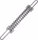 Produktbild: Ako Spannfeder 435 mm für Drähte bis 2,5 mm