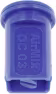 Produktbild: Agrotop Injektor-Exzenter-Flachstrahldüse AirMix® OC, 80-030, blau, POM