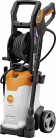 Produktbild: STIHL Hochdruckreiniger RE 100 Plus Control in Weiß-Orange mit Schlauchtrommel und Spritzpistole