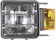 Produktbild: Herth + Buss Hauptscheinwerfer links, R2 (Bilux), T4W, 12 V, 24 V, 151 x 151 x 120 mm, mit Abdeckung, 81 658 043