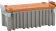 Produktbild: Cemo Werkzeugkiste CEMbox 250 l 124 x 57 x 60 cm, mit Kranösen und Krangestell, PE (Polyethylen), grau, orange