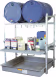Produktbild: Cemo Regal 800 128 x 162 x 141 cm 1 x Fassauflage 2 x 200, 1 x Gitterrost, GFK-Wanne, 7673