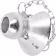 Produktbild: Kugelfangprofil Kat. 3, 37,0 x 64 mm, für Unterlenkerfanghaken, mit Kette und Klappsplint, 01452