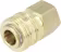 Produktbild: Druckluftmuffe G 1/2-14 IG, Euro NW 7,2, Messing