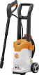 Produktbild: STIHL Hochdruckreiniger RE 80 in Orange-Grau mit Hochdruckpistole und Schlauch