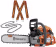 Produktbild: Husqvarna® Benzin-Kettensäge 550 XP® G Mark II 3,0 kW (4,1 PS) Schienenlänge 38 cm, mit Griffheizung