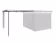 Produktbild: Biohort Seitendach 282 x 315 cm quarz-grau, metallic für HighLine