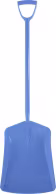 Produktbild: KERBL Kunststoffschaufel Universal D-Griff, royalblau, 29443