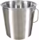 Produktbild: KERBL Edelstahleimer 5,7 l, ohne Skalierung, hochglanzpoliert, 29375