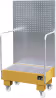 Produktbild: BAUER® SÜDLOHN Auffangwanne LPW-60-2, für 2 x 60 l Fässer, lackiert, fahrbar, mit Gitterrost