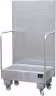 Produktbild: BAUER® SÜDLOHN Auffangwanne LPW-60-2, für 2 x 60 l Fässer, verzinkt, fahrbar, mit Gitterrost