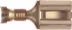 Produktbild: Herth + Buss Flachsteckhülse 9,5 x 1,2 mm Zinnbronze vorverzinnt mit Rastnase