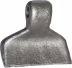 Technische Zeichnung: Industriehof® Hammerschlegel 120 x 40 mm, Ø 16,5 mm, für Mulcher Mulcher: Mc Connel, Howard, Seppi