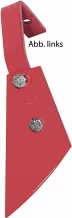 Produktbild: Industriehof® Abstreifer links/rechts für universal, Scheiben mit 510 mm Durchmesser