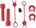 Set: Rolly Toys® Montagesatz klein für Frontlader Trac, Trettraktor Farmtrac, X-Trac
