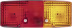 Produktbild: Hella® Schlussleuchte rechts 158 x 64 x 51 mm, Schluss-, Brems-, Blink-, Kennzeichenlicht, Flachsteckanschluss