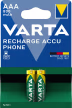 Produktbild: VARTA Akku Phone AAA, Micro, HR03 1,2 V/800 mAh, 2 St. Blister